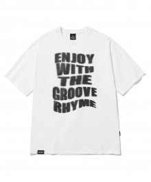 ENJOY GROOVE T-SHIRTS (WHITE) [LRPMCTA437MWHA]