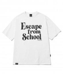 ESCAPE SCHOOL T-SHIRTS(WHITE) [LRPMCTA439MWHA]