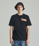 플래그니크(FLAGNIQUE) 유니섹스 베이직 뽀빠이 반팔 티셔츠-블랙