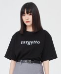 타게토(TARGETTO) 글로시 로고 티셔츠_블랙