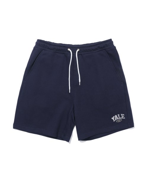 예일() 2 TONE ARCH SWEAT SHORTS NAVY 상품 이미지