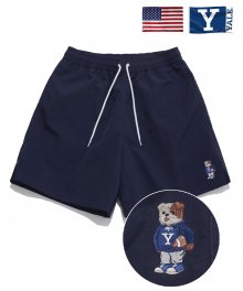 EMBROIDERY HANDSOME DAN ATHLETIC SHORTS NAVY
