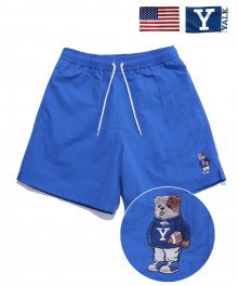 EMBROIDERY HANDSOME DAN ATHLETIC SHORTS BLUE