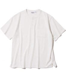 henly neck s/s tee off white