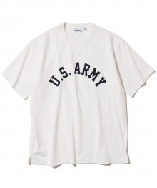 us army s/s tee off white