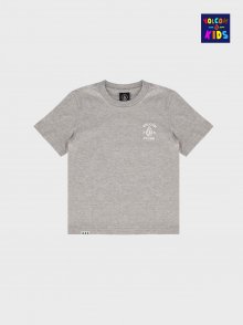 키즈 VOLCOM 1991 STONE 컴포트핏 티셔츠(그레이)