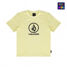 키즈 MEGA STONE 컴포트핏 티셔츠(옐로우)