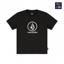 키즈 MEGA STONE 컴포트핏 티셔츠(블랙)