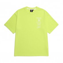 F212UTS331 베이직 타이포 숏 슬리브 티셔츠 NGREEN