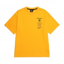 F212UTS331 베이직 타이포 숏 슬리브 티셔츠 SORANGE