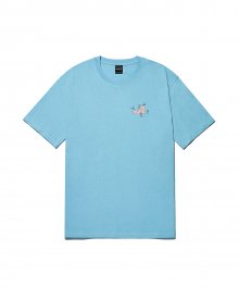 SCRIBBLE GRAPHIC T-SHIRTS - SKY BLUE