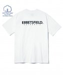 이벳필드(EBBETSFIELD) EFF 등판 풀로고 반팔 티셔츠 화이트