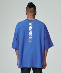 I Diff Logo Oversize T-shirts (Blue)