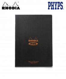 RHODIA X P.E.DEPT® 클래식 스테플 노트(L) BLACK