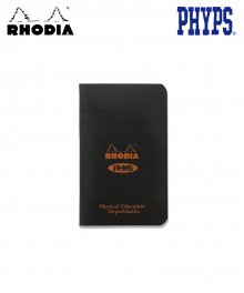 RHODIA X P.E.DEPT® 클래식 스테플 노트(S) BLACK