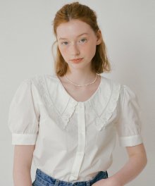 FSK LACE BLOUSE IVORY