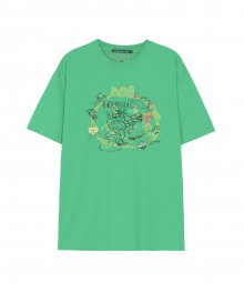 유니섹스 다이노소어 티셔츠 atb659u(GREEN)