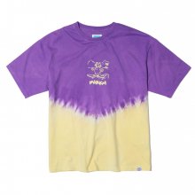 Tie-dye CAT Graphic T-shirts Purple
