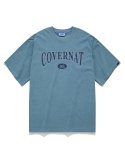 커버낫(COVERNAT) 피그먼트 아치 브릿지 티셔츠 더스티블루
