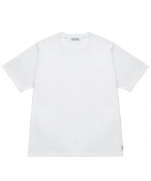 SOLID BASIC FIT TEE white