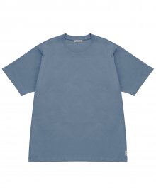 SOLID BASIC FIT TEE blue