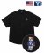 EMBROIDERY HANDSOME DAN SS SHIRT BLACK