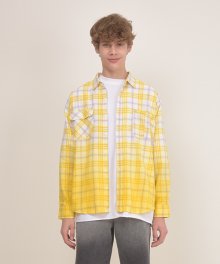 [unisex] td check shirts (yellow)