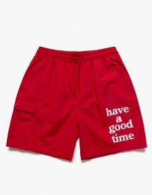 Logo Aqua Shorts - Red