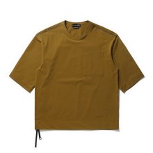 woven pocket half t-shirt_CLTAM21114BRX