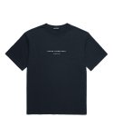 밴웍스(VANNWORKS) Design Laboratory 오버핏 반팔 티셔츠 (VNCTS213) 차콜