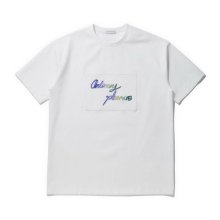 ordinary pleasure grass embroidery short sleeve t-shirt_CWTAM21475WHX