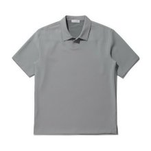 woven top collar short sleeve t-shirt Ⅲ _CWTAM21514GYX