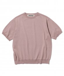 organic cotton summer s/s knit pink
