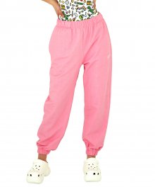 Basic Jogger Pants [ Pink/Blue/Heather grey ]