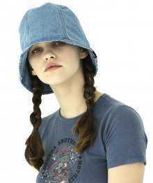 Denim bucket hat [Blue/Skyblue ]