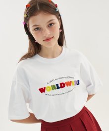 RAINBOW BOUCLE T-SHIRTS_WH(21HSTP03)