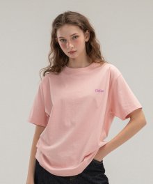 essential logo tee (baby pink)