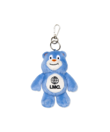 BEAR KEYRING blue