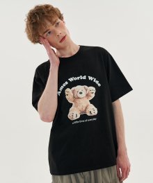 HANDS UP BEAR T-SHIRTS_BK(21HSTP14)