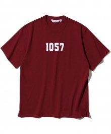 1057 logo s/s tee orange red