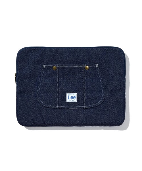 리(lee) 빈티지 로고 랩탑 파우치 인디고 다크