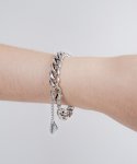 리스토어(RESTORE) Silver Pair Drop Bracelet
