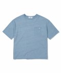 [SM21 SOUNDSLIFE] Sturdy Pocket Tee Sky Blue