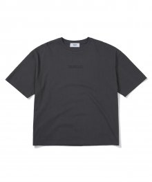 [SM21 SOUNDSLIFE] Authentic Logo Tee Charcoal