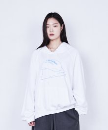 RAGLAN HOODIE PILLOW TALK (WHITE)