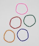 봉보(BONBEAU) Color layered daily beads Bracelet 레이어드 심플 구슬 비즈 팔찌 5color
