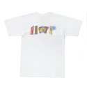 크루키드(KROOKED) KRKD S/S T-Shirt - WHITE/MULTI-COLORED 51023503