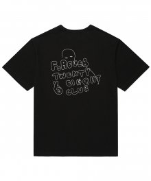 28 CLUB 드로잉 티셔츠 B (블랙)