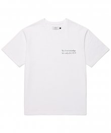 ONCE 포토 티셔츠 (화이트)