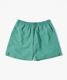 3 Out Pocket Nylon Easy Short Pants P12 Aqua Green